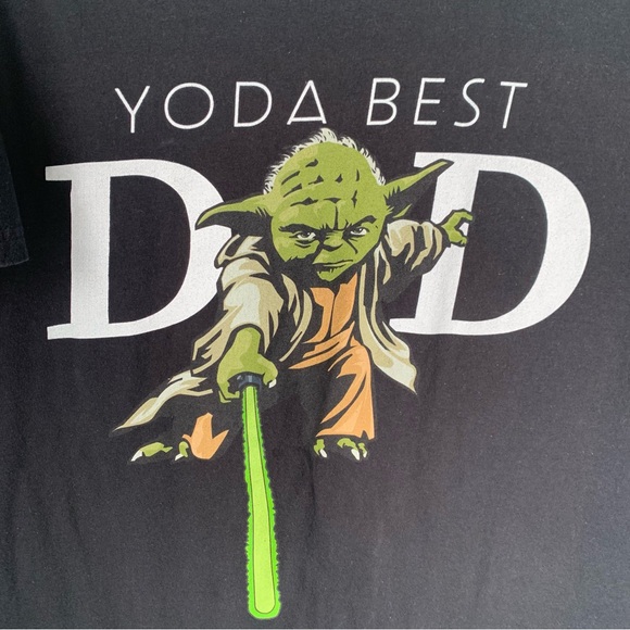 Star Wars Other - Star Wars Black Tee (XL) with Yoda Graphic